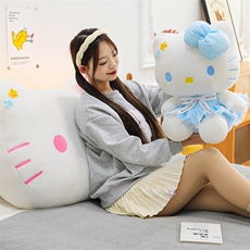 美思尼毛绒玩具 花朵凯特猫抱枕