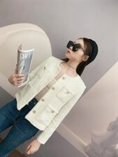 9975#简约时尚外套，其它，米社