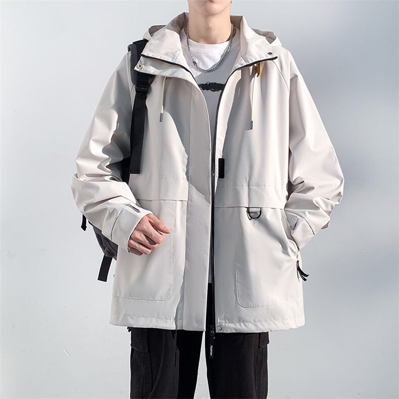 刘亦菲同款现货工装夹克宽松户外冲锋衣男外套DSA157B-JK7850-P75,男装夹克,电商A157B