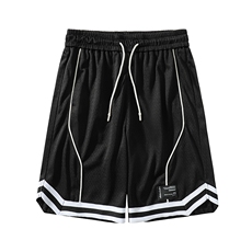 特批P28无差价夏季美式网眼透气篮球裤条纹开叉五分短裤男DK1881，男装牛仔裤，电商A001-1