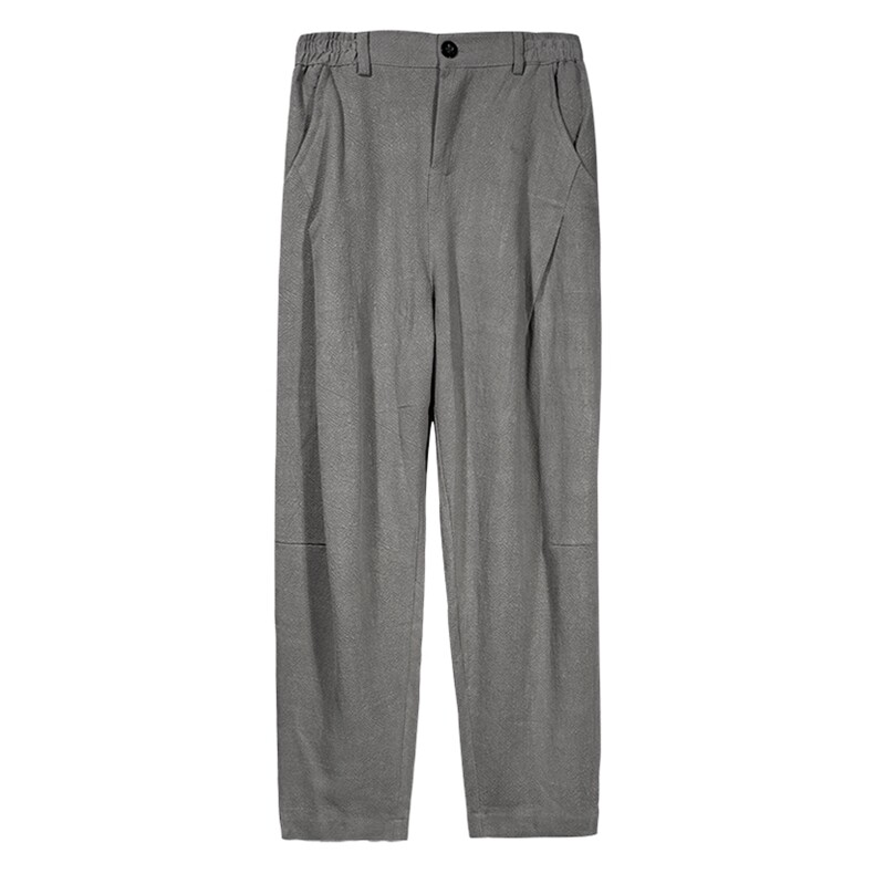 春季中国风男装棉麻休闲裤复古亚麻哈伦小脚裤6008-1/K031/P75,男装休闲裤,电商A008