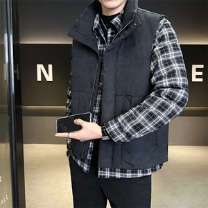 新标90绒 男士真两件羽绒服马甲可拆卸外套(两件装) 5063-P335图片