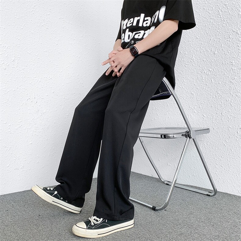 港风抖音品质休闲裤西裤真超复合加绒P65控88常规款P50控68,男装西裤,电商A014