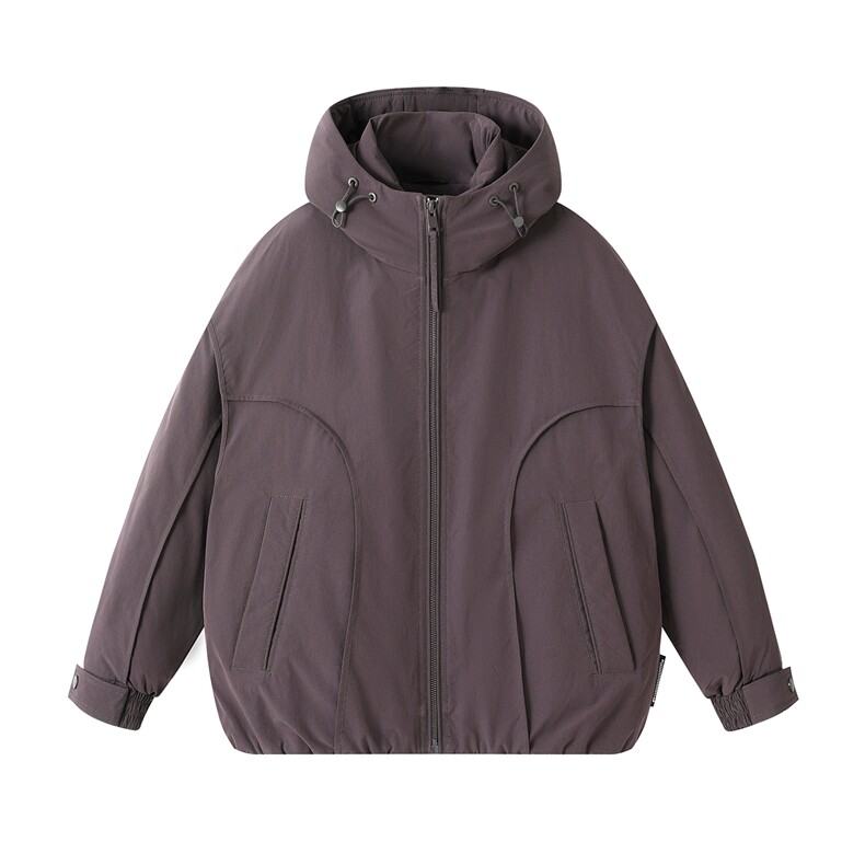 2025冬季新品90白鸭绒连帽羽绒服男外套厚款宽松休闲潮流百搭时尚，男装羽绒服，电商A234