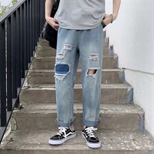 潮流春季牛仔裤男牛仔长裤A47P37，男装牛仔裤，星座1116-2