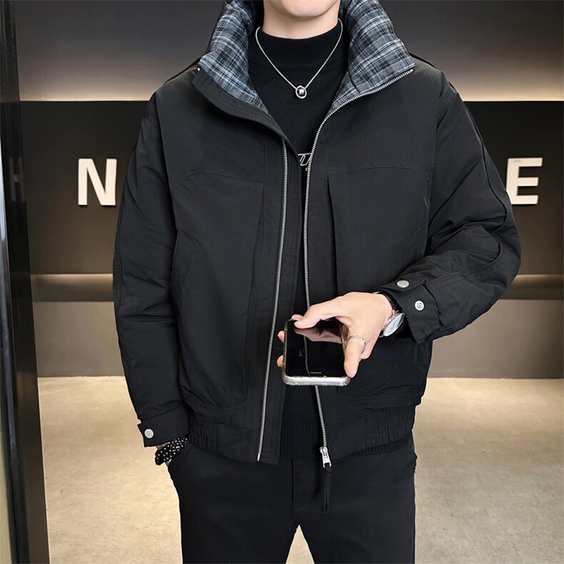 男士立领羽绒服抖音数据款已备货，男装羽绒服，星座414（原B263）