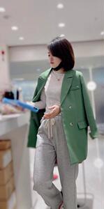 欧版时尚西装 春装外套,女装西装,七彩布衣