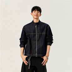 不褪色2026新高品质牛仔夹克宽松韩版工装潮流水洗外套N108/P105，男装夹克，星座202