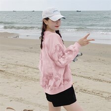 2021夏季新款时尚气质休闲清爽透气舒适提花防晒衣图片