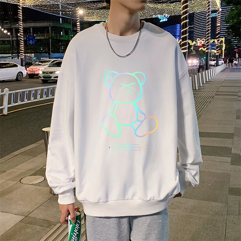 S6139-P28加绒款-P33秋季圆领卫衣男大码韩版宽松长袖外套,男装卫衣,电商A040