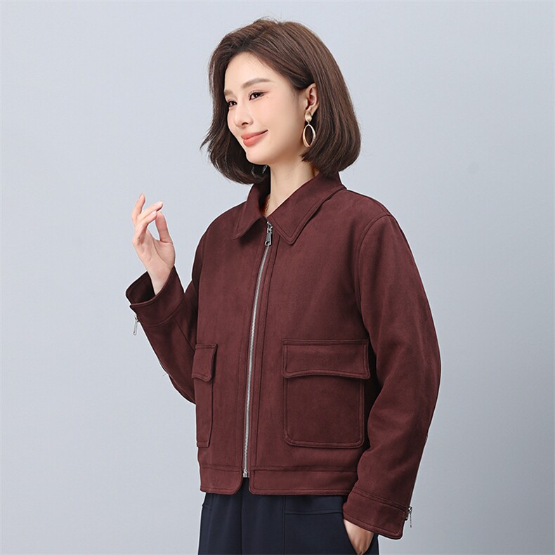 叶笙衣1186麂皮绒加棉加厚外套,女装棉衣/棉服,叶笙衣