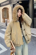 2025冬装新款连帽保暖羽绒服7329-P305-K428，女装羽绒服，浙宝152