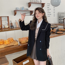 182-8508-P135-K188--设计感减龄西装，女装西装，帛香坊
