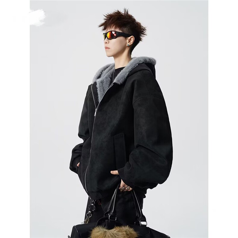 1506-1/MMY10011/P89领连帽座山雕棉服男款冬季保暖短款棉衣外套,男装棉衣,星座1506-1