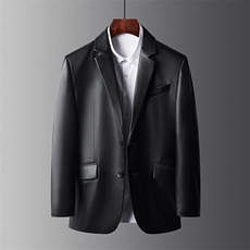 DLSN2310秋冬新款海宁男士绵羊皮皮衣皮西服休闲男装外套百搭，男装西服，电商B360