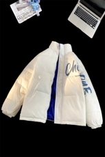两面穿新款加绒棉衣男女棉服面包服情侣棉袄外套3325-P80控118，男装棉衣，星座207