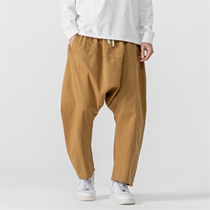 秋装大码日系工装拼接哈伦裤港风垮裤休闲裤潮牌男女K278/P60，男装工装外套，钱塘713