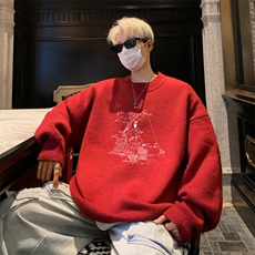 高质量！秋冬季半高领毛衣男士加绒加厚线衣针织衫男DMY533-特P38，男装针织衫/毛衣，电商B371