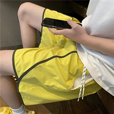 抖音品质户外机能潮流撞色拼接宽松短裤B315-K25748-特p35控68，男装休闲裤，电商B315