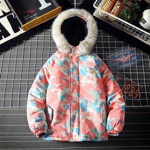 MC49132-P135日系潮衣男大码派克服男工装服外套袄