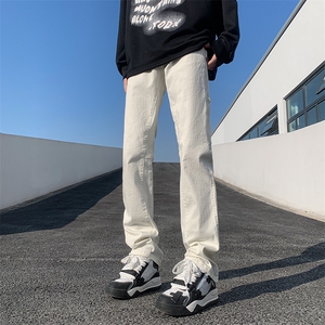 美式ins高街hiphop新款弹力修身直筒休闲裤货号K675P65图片