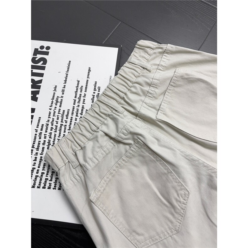 B221美式ins高街斜切宽松微喇休闲洗褪牛仔裤LK25594-特P45控78,男装牛仔裤,电商B221