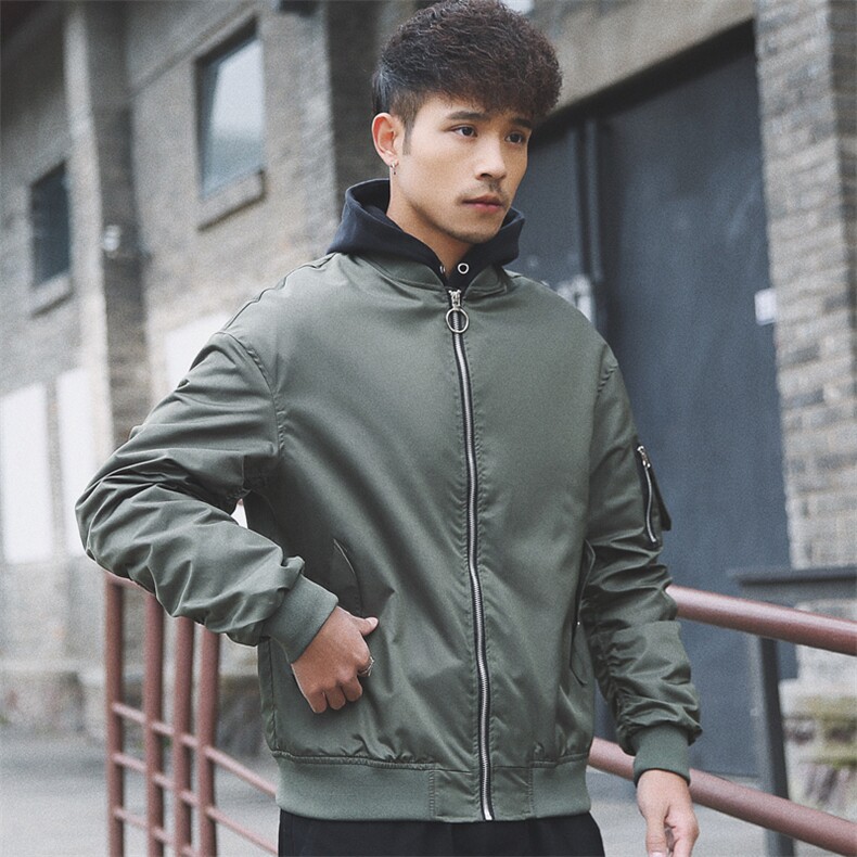 2021春夏MA-1飞行员夹克外套男棒球服风衣大码原创休闲MF99,男装夹克,电商D321A
