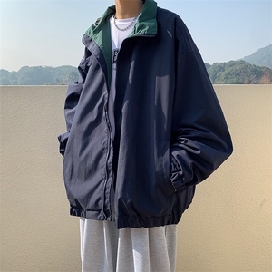 日系复古外套男潮牌工装百搭宽松翻领韩版飞行夹克上衣JK808-P55图片