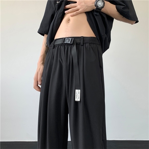 SG05批40控59送腰带秋季新款直筒拖地裤男男裤子休闲裤