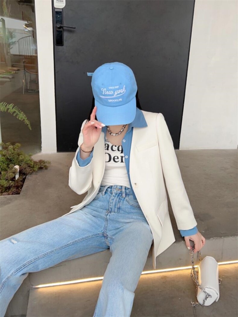 2023春款西装，女装西装，韩伊雪