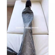 网图现货美式宽松直筒提花设计感阔腿牛仔裤K1051/特P45，男装牛仔裤，星座205-3
