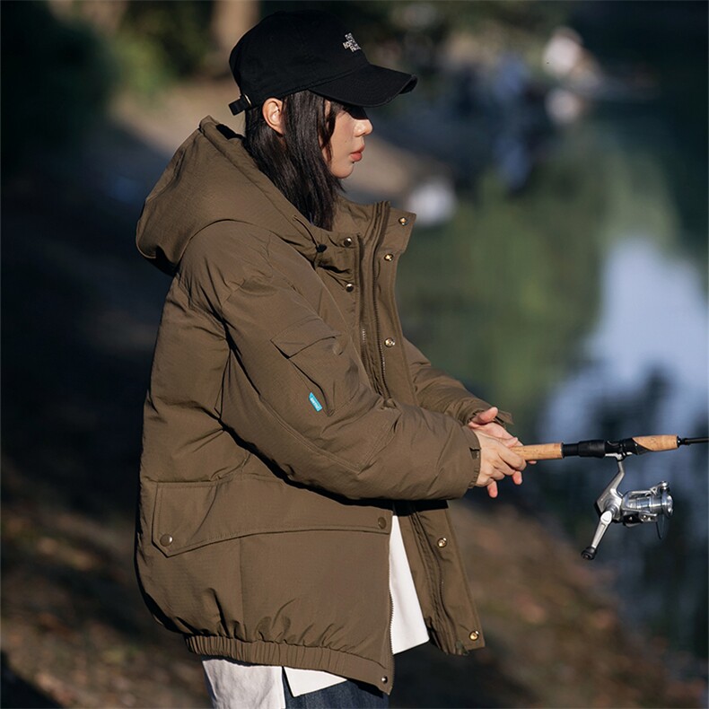外27-2GANYOU日系多口袋设计连帽加厚棉服MY09-P215,男装棉衣,新杭派外27-2