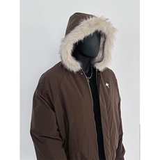【有货】毛领派克服短款棉服加厚连帽外套MY475特P95，男装棉衣，星座908-1