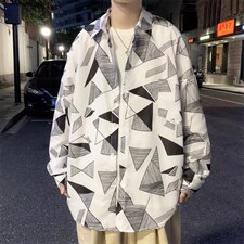 长袖衬衫男港风潮流C131P28，男装衬衫，星座1116-2