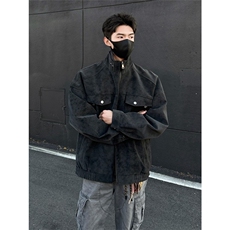 美式潮流男夹克春秋季高街痞帅hiphop上衣百搭休闲外套LPU066-P75，男装夹克，星座1008