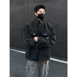 美式潮流男夹克春秋季高街痞帅hiphop上衣百搭休闲外套LPU066-P75图片