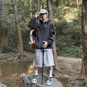 夏季户外山系连帽防晒服轻薄凉爽透气皮肤衣男女款F045-P38图片