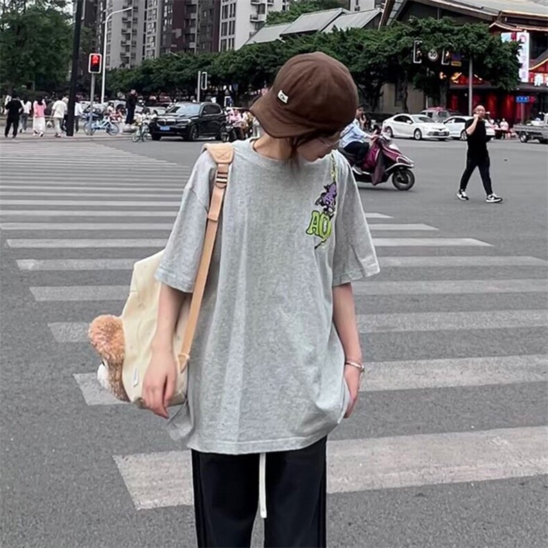 万针全刺绣工艺高品质260克双纱纯棉美式高街短袖T恤特P33,男装T恤,电商A486