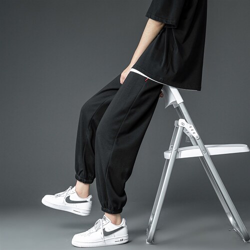 主推有大码(S-5XL）夏季薄款宽松休闲卫裤九分裤男A01特P25-限48图片