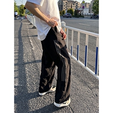 大量现货百搭条纹登山裤男夏季新款户外松紧抽绳长裤DY5032-P55，男装休闲裤，电商A178