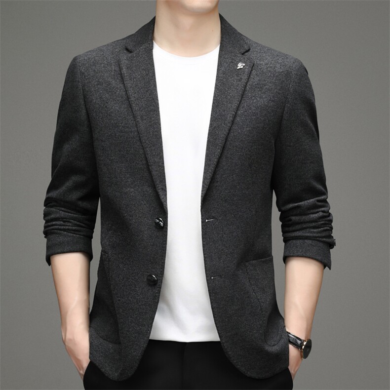 DJ3037钱塘2020-3新款商务休闲百搭简约中年男士西服货稳P152图片