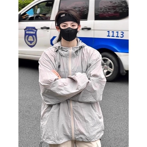速干防晒衣男女夏季户外轻薄透气凉感宽松情侣登山服A3391-P42图片