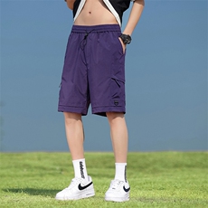 2026夏季工装短裤男宽松休闲裤直筒情侣款五分裤A436-6202-P35，男装牛仔裤，电商A436