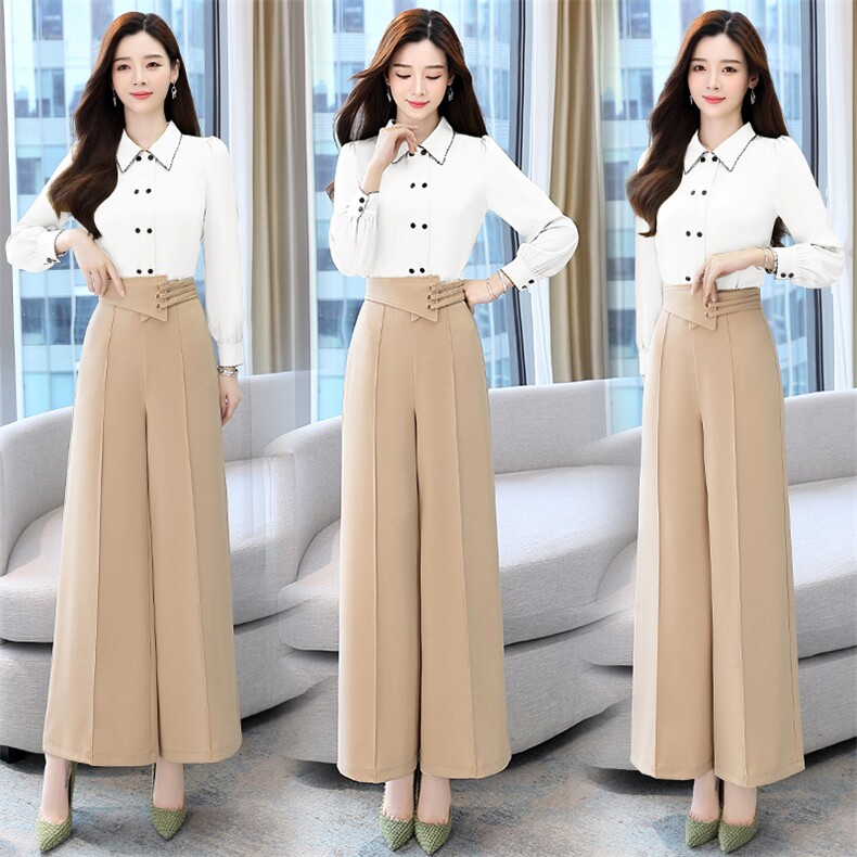 2024年秋季时尚简约大方气质优雅收腰显瘦两件套，女装套装/套裙，卡杰菲
