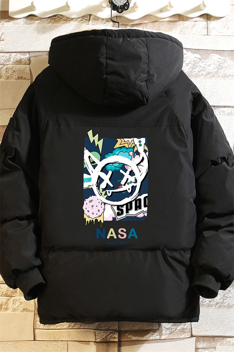 加厚加绒连帽棉衣男大码棉服男面包服男砖墙MY16275-P100,男装棉衣,电商A040A