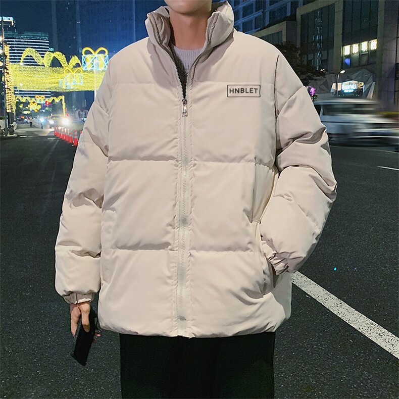 帅气棉衣男2024秋冬新款立领休闲纯色韩版潮A161-2-503-P65，男装棉衣，电商A161-2