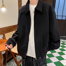 高级感烟紫色短款夹克男cleanfit外套Y161-P61，男装夹克，星座1109-3