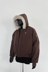 【有货】毛领派克服短款棉服加厚连帽外套 MY475 特P95图片