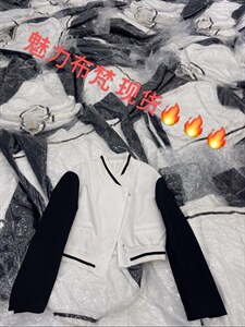 现货 不规则袖子面料拼接外套图片