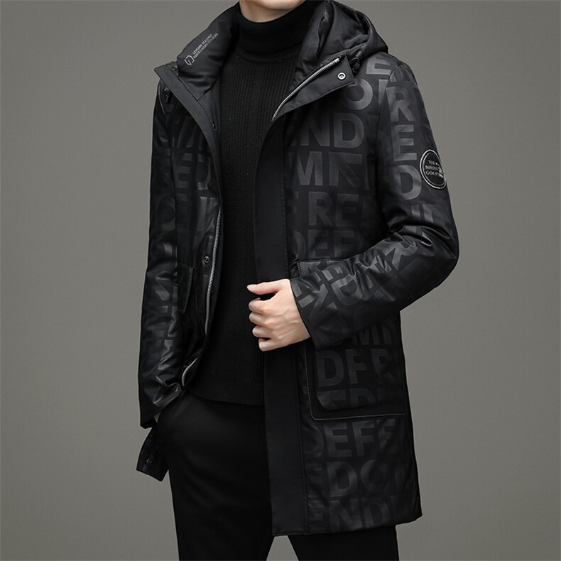 休闲时尚加厚保暖男士白鸭绒羽绒服冬新款XS98985-P305,男装羽绒服,钱塘6003A(原)4033A